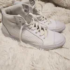 Converse White High Tops